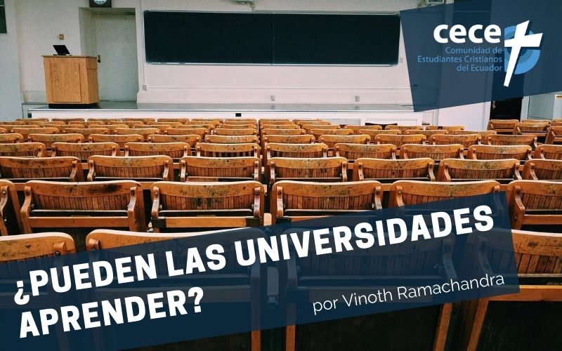 Afiche - ¿Pueden las universidades aprender?