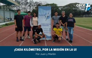 "¡Cada kilómetro, por la misión en la U!" (www.somoslacece.com)